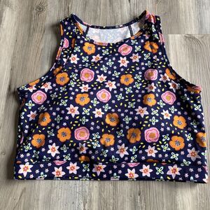 NWOT POP Fit Athleisure Workout Top With Removable Padding Size XL